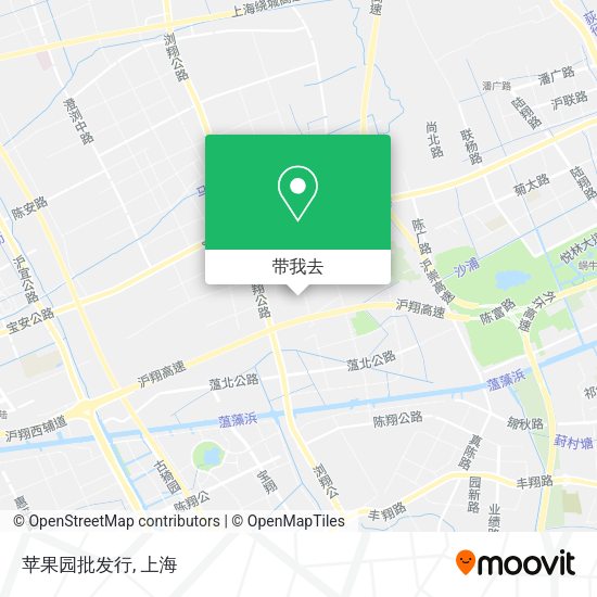 苹果园批发行地图
