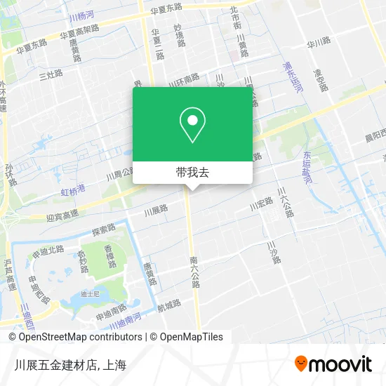 川展五金建材店地图