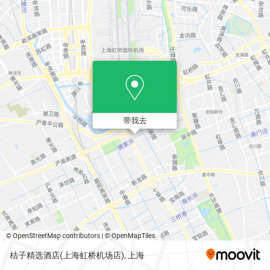 桔子精选酒店(上海虹桥机场店)地图