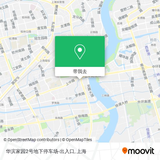 华滨家园2号地下停车场-出入口地图