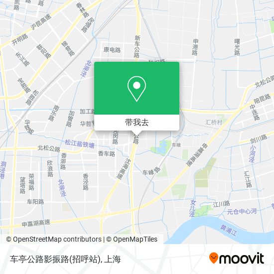 车亭公路影振路(招呼站)地图