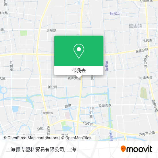 上海颜专塑料贸易有限公司地图