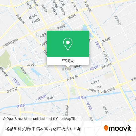 瑞思学科英语(中信泰富万达广场店)地图