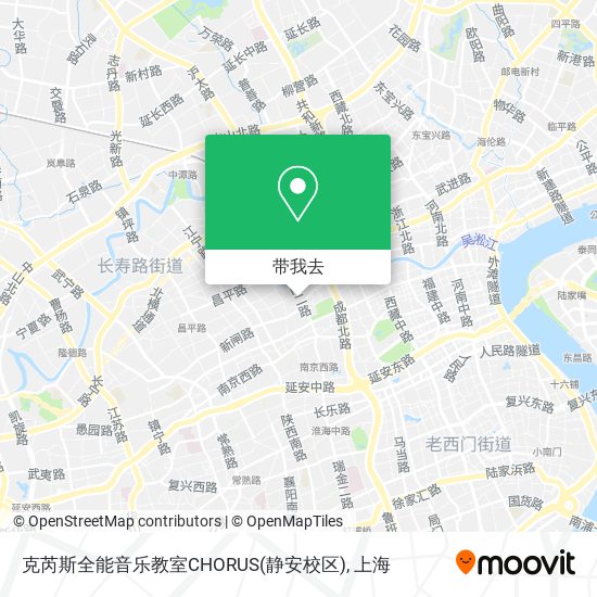 克芮斯全能音乐教室CHORUS(静安校区)地图