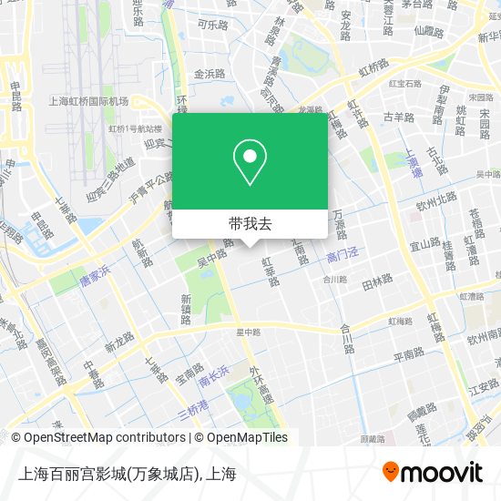 上海百丽宫影城(万象城店)地图