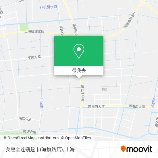 美惠全连锁超市(海旗路店)地图