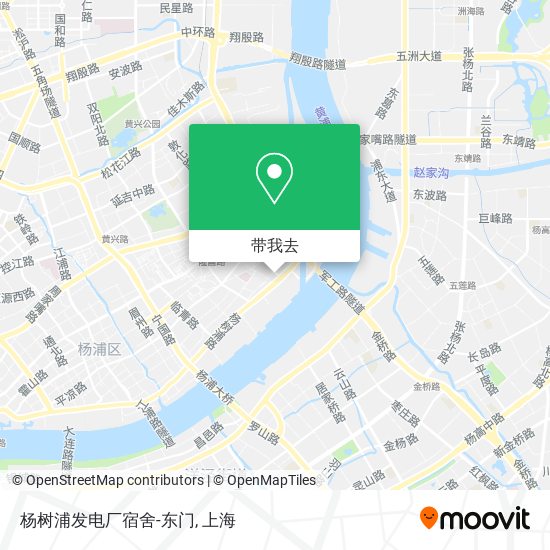 杨树浦发电厂宿舍-东门地图