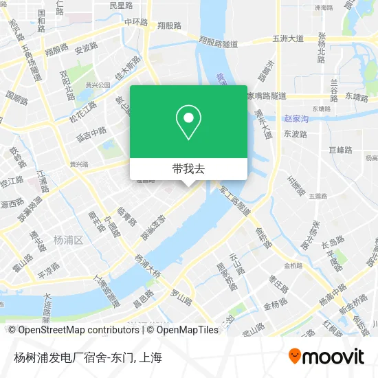 杨树浦发电厂宿舍-东门地图