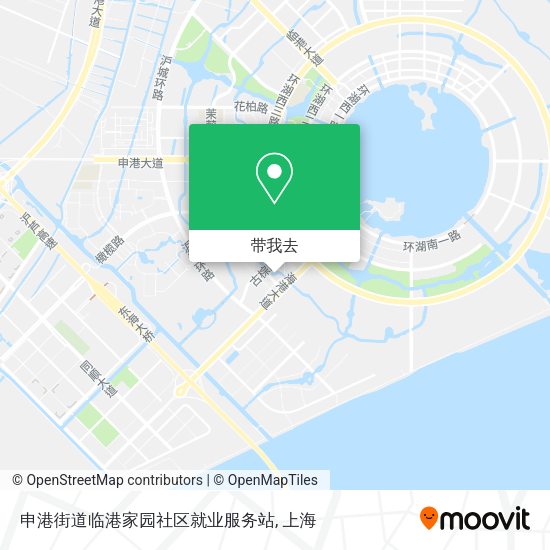 申港街道临港家园社区就业服务站地图