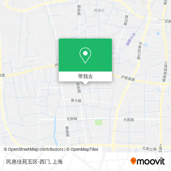 民惠佳苑五区-西门地图