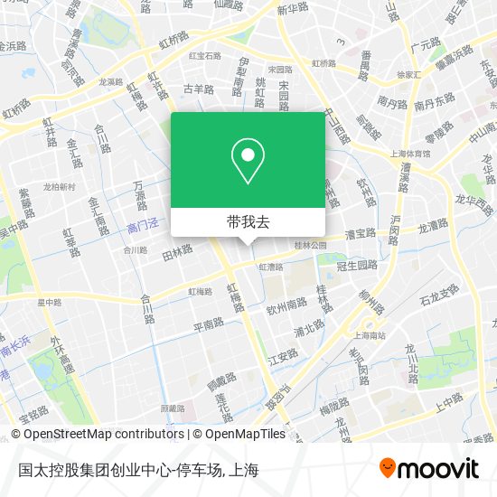 国太控股集团创业中心-停车场地图
