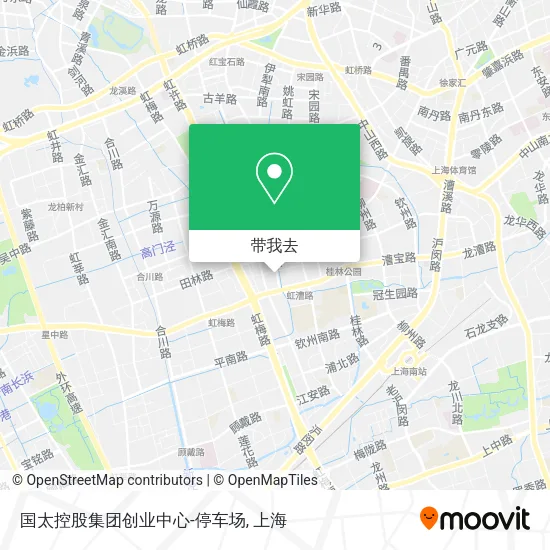 国太控股集团创业中心-停车场地图