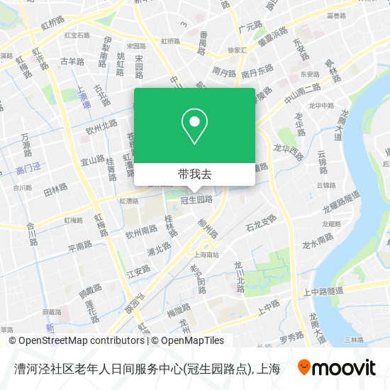 漕河泾社区老年人日间服务中心(冠生园路点)地图