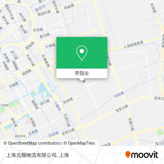 上海北顺物流有限公司地图