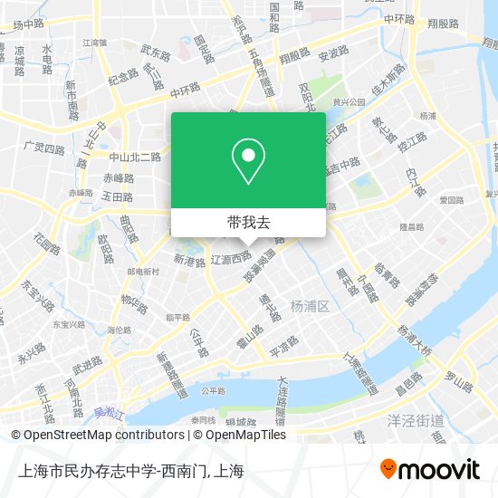 上海市民办存志中学-西南门地图