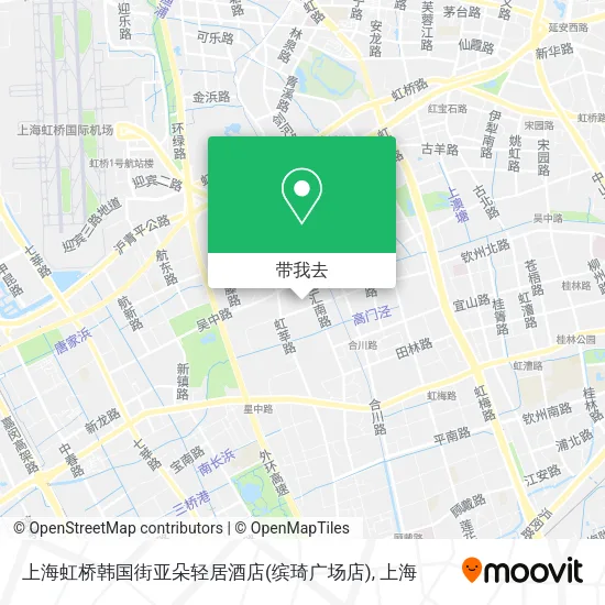 上海虹桥韩国街亚朵轻居酒店(缤琦广场店)地图