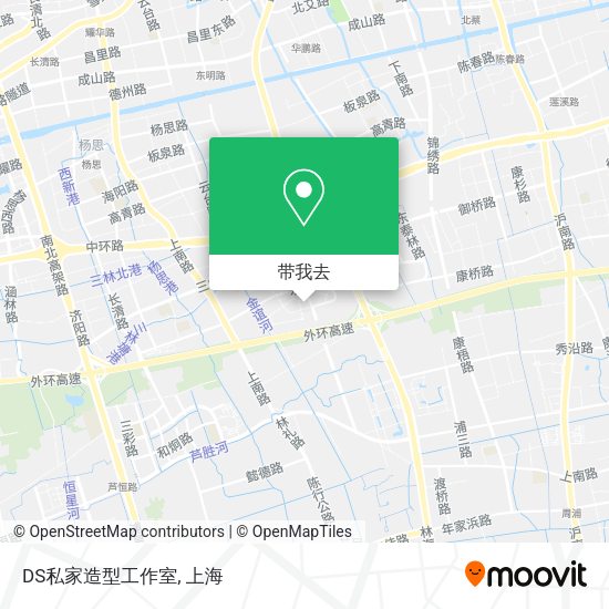 DS私家造型工作室地图
