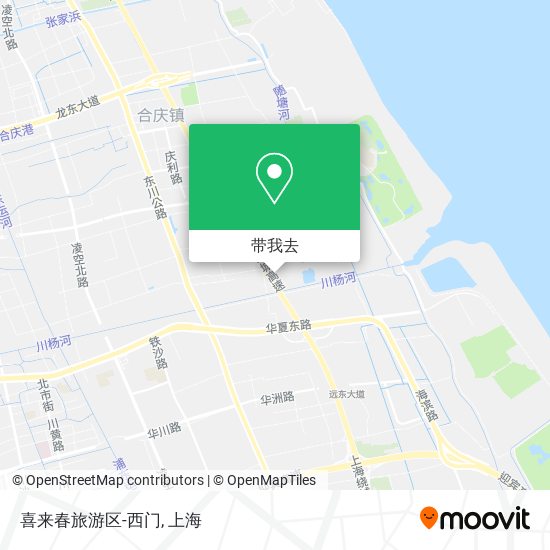 喜来春旅游区-西门地图