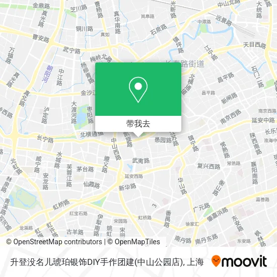 升登没名儿琥珀银饰DIY手作团建(中山公园店)地图