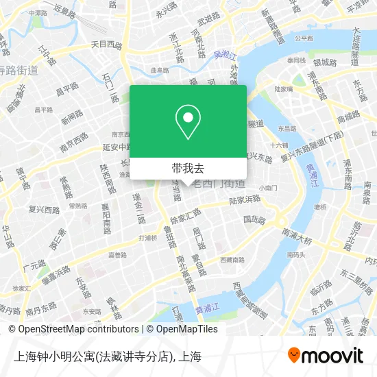 上海钟小明公寓(法藏讲寺分店)地图