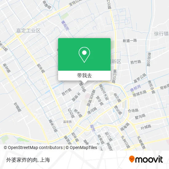 外婆家炸的肉地图