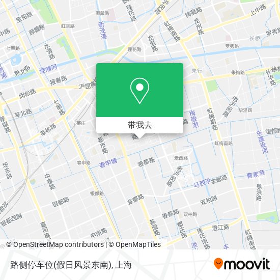 路侧停车位(假日风景东南)地图