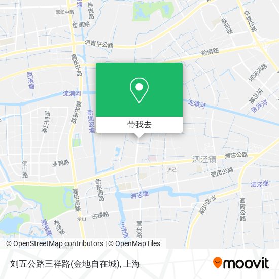 刘五公路三祥路(金地自在城)地图