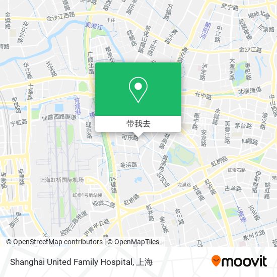 Shanghai United Family Hospital地图