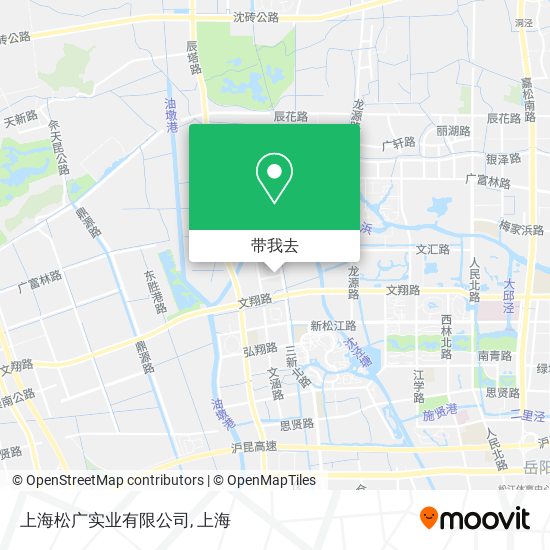 上海松广实业有限公司地图