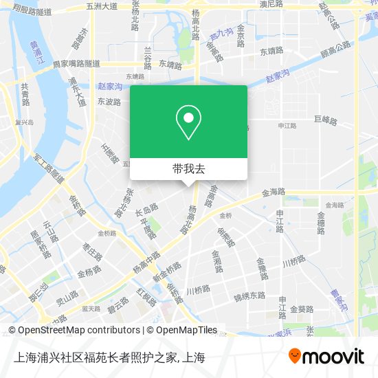 上海浦兴社区福苑长者照护之家地图