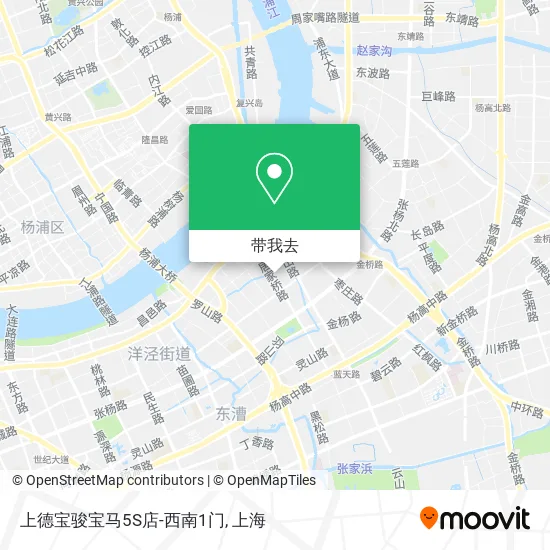 上德宝骏宝马5S店-西南1门地图