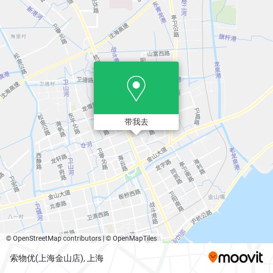 索物优(上海金山店)地图