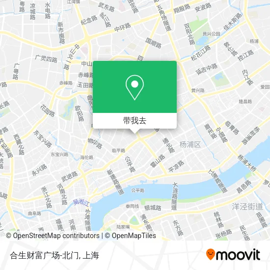 合生财富广场-北门地图