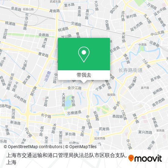 上海市交通运输和港口管理局执法总队市区联合支队地图