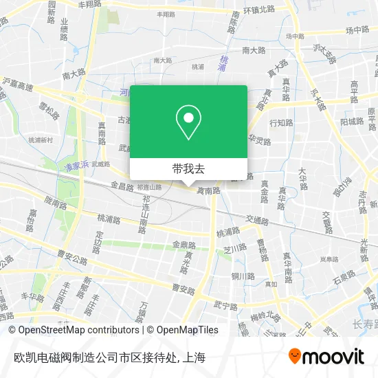 欧凯电磁阀制造公司市区接待处地图