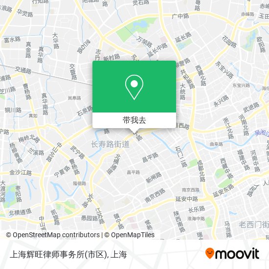 上海辉旺律师事务所(市区)地图