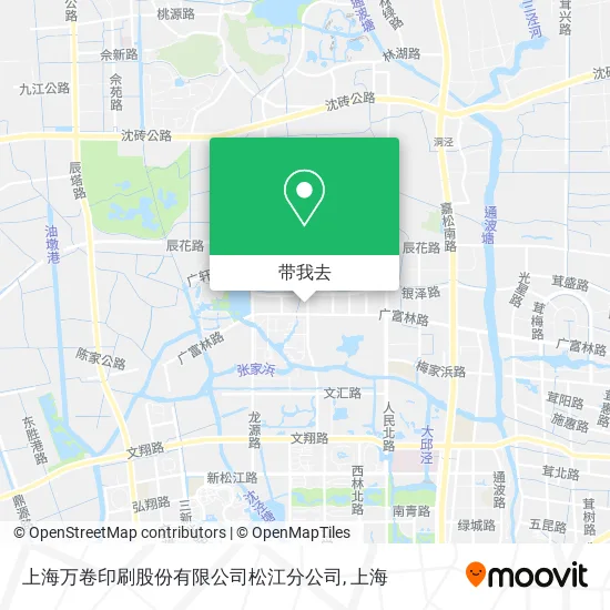 上海万卷印刷股份有限公司松江分公司地图