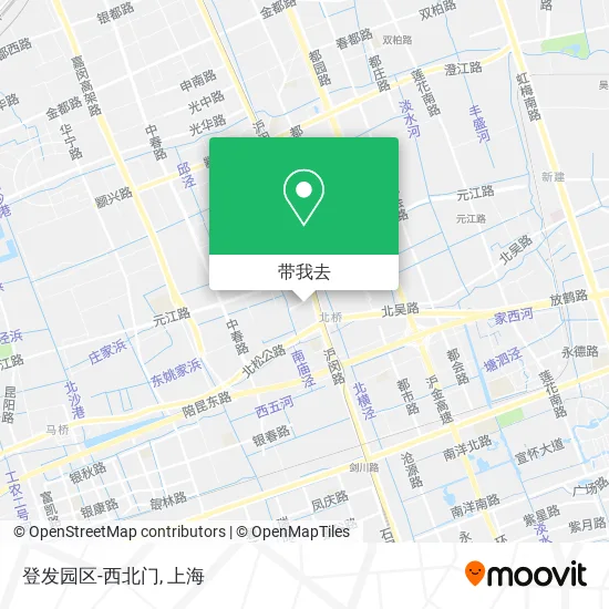 登发园区-西北门地图