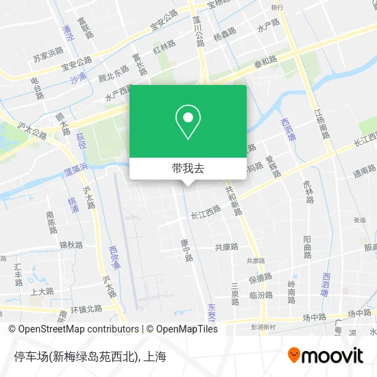 停车场(新梅绿岛苑西北)地图