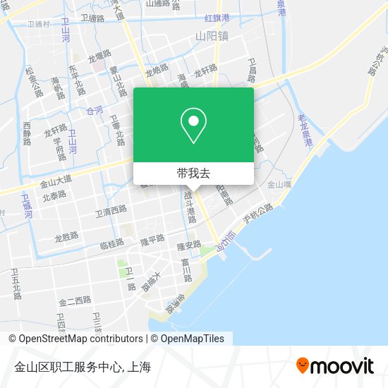 金山区职工服务中心地图
