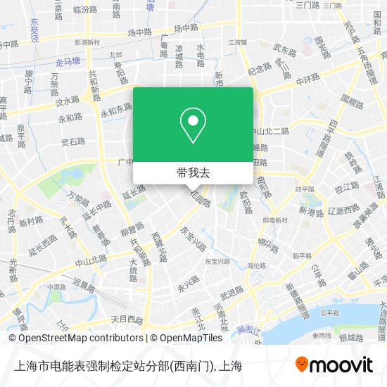 上海市电能表强制检定站分部(西南门)地图