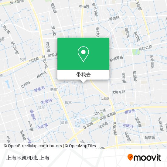上海驰凯机械地图