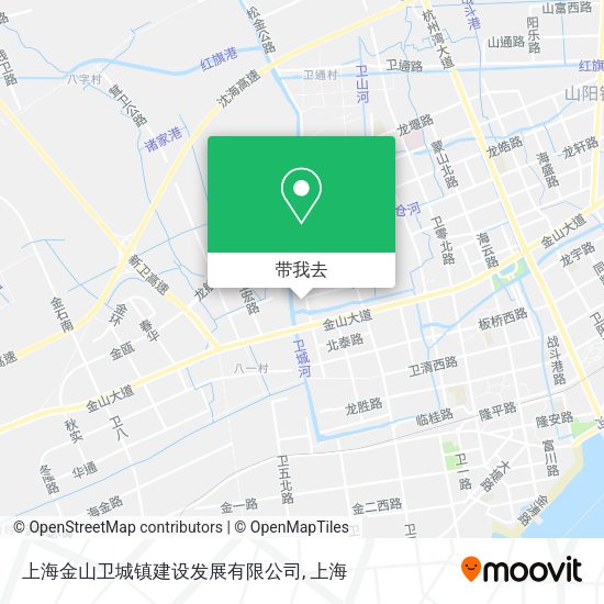 上海金山卫城镇建设发展有限公司地图