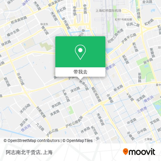 阿志南北干货店地图