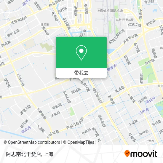 阿志南北干货店地图