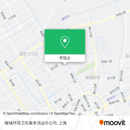 疁城环境卫生服务清运分公司地图