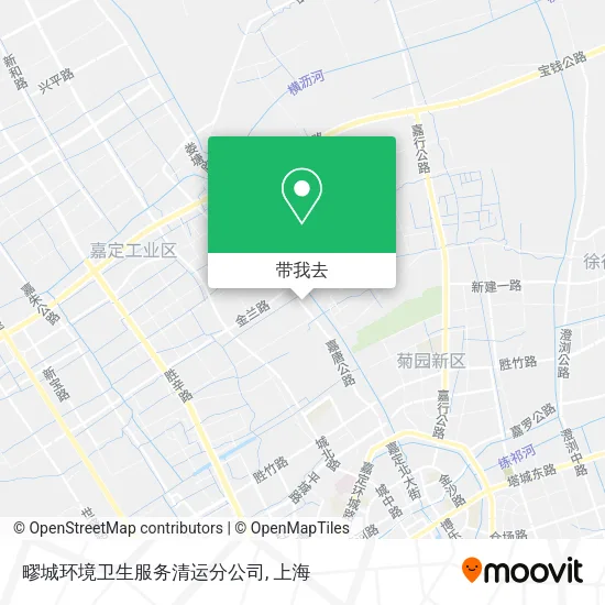 疁城环境卫生服务清运分公司地图