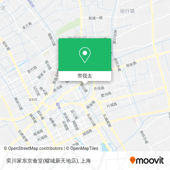奕川家东京食堂(疁城新天地店)地图