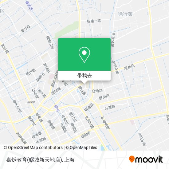 嘉烁教育(疁城新天地店)地图