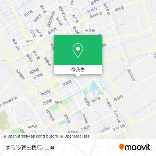 泰笃笃(西云楼店)地图